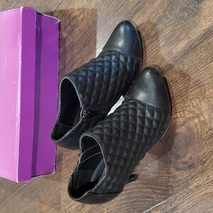 Size 6.5 rampage black booties